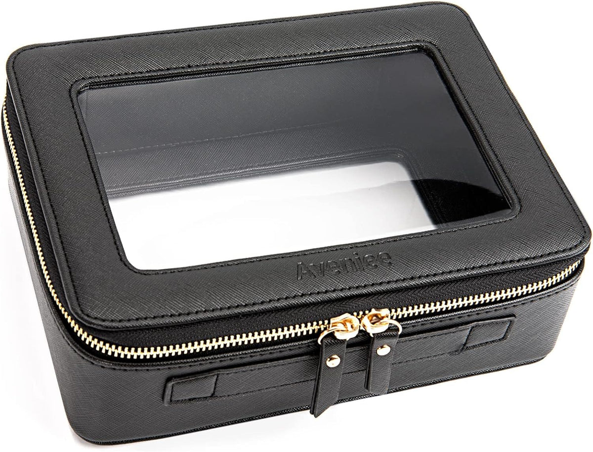 Aveniee Clear Makeup Bag Organizer, Portable Travel Toiletry Cosmetic