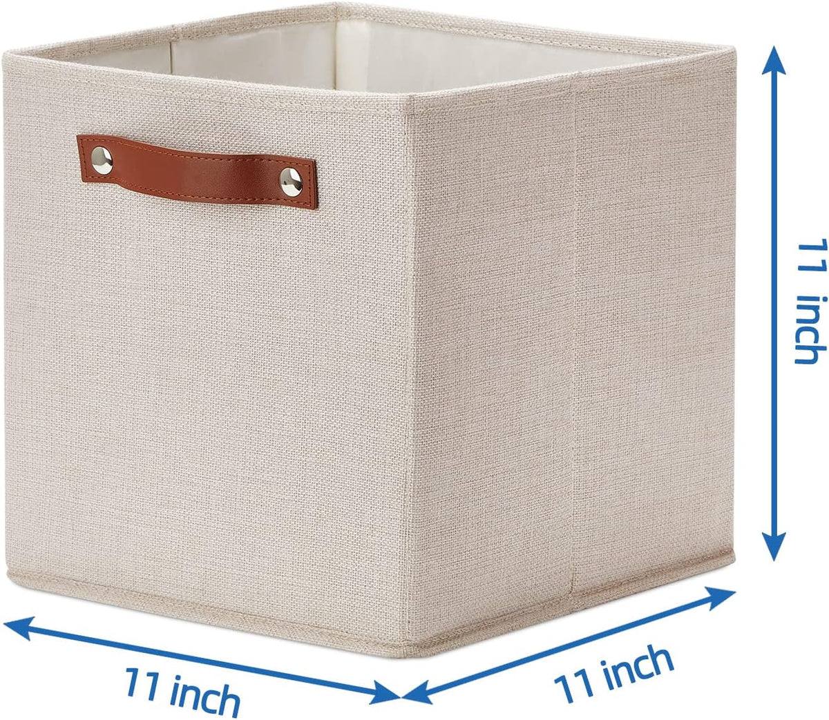 11x11 Storage Cubes Fabric Storage Cubes Storage Bins with Dual