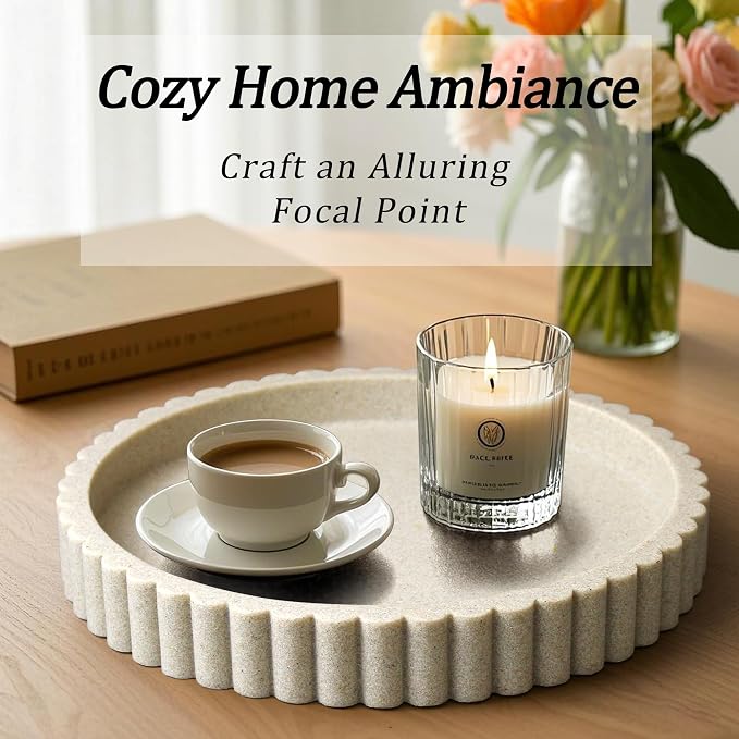 Decorative Coffee Table Tray, Modern Organizer - Image 4