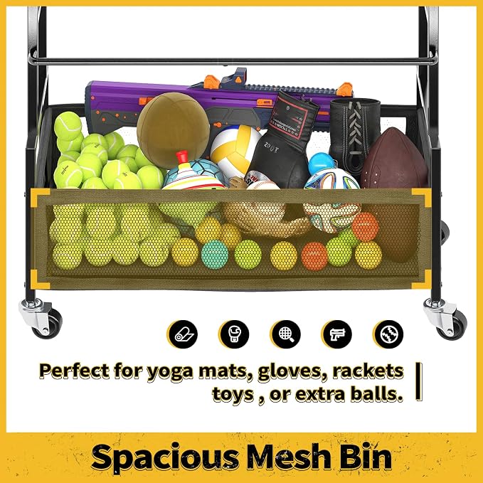 SOYEEZE Sports Equipment Organizer- Ball Storage - Image 7