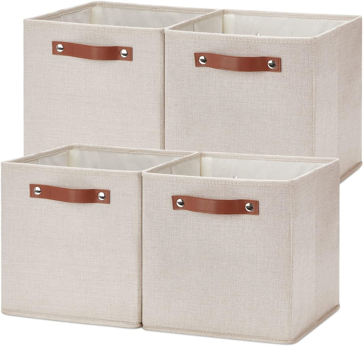 11x11 Storage Cubes Fabric Storage Cubes Storage Bins with Dual