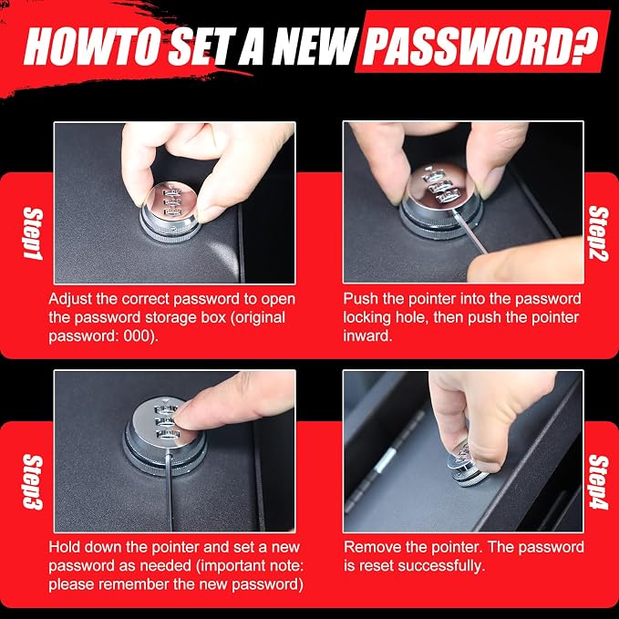 Center Console Lock Safe Box Compatible - Image 4