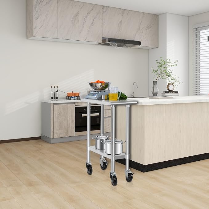 HARDURA Stainless Steel Commercial Work Table - Image 6