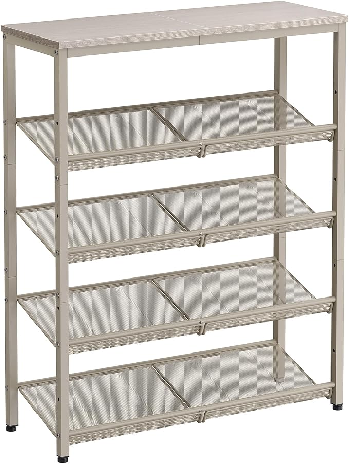 VASAGLE Shoe Rack for Entryway, 5-Tier Shoe Rack Organizer by VASAGLEbySONGMICSHOME