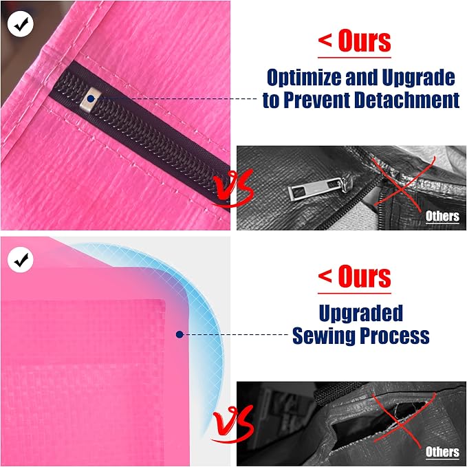 Cosy Family 4 Pack Heavy Duty Extra Large Moving Bags - Image 8