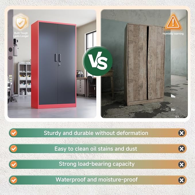 Letaya Metal Garage Storage Cabinets - Image 8