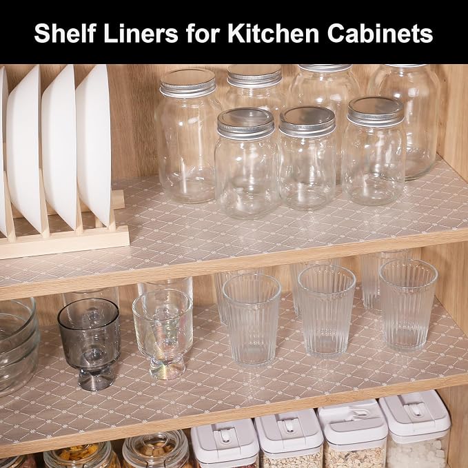Cooyes Shelf Liner – Premium Non-Adhesive Cabinet & Drawer Liner - Image 2
