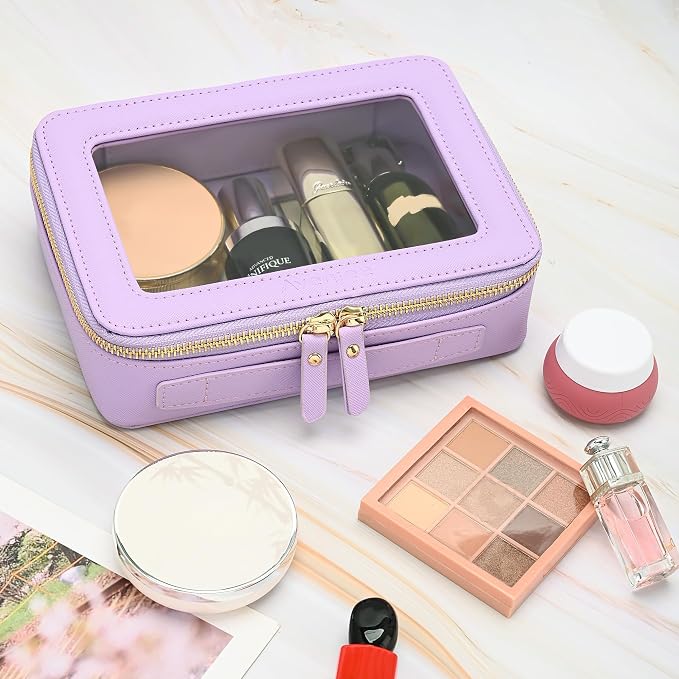 Aveniee Clear Makeup Bag Organizer, Travel Toiletry Bag Cosmetic Case - Image 3