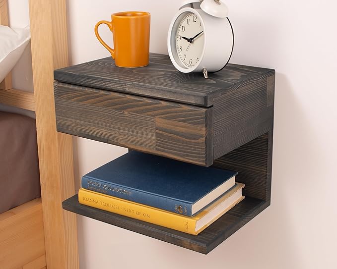 Floating Nightstand Side Accent or End Table - Image 5