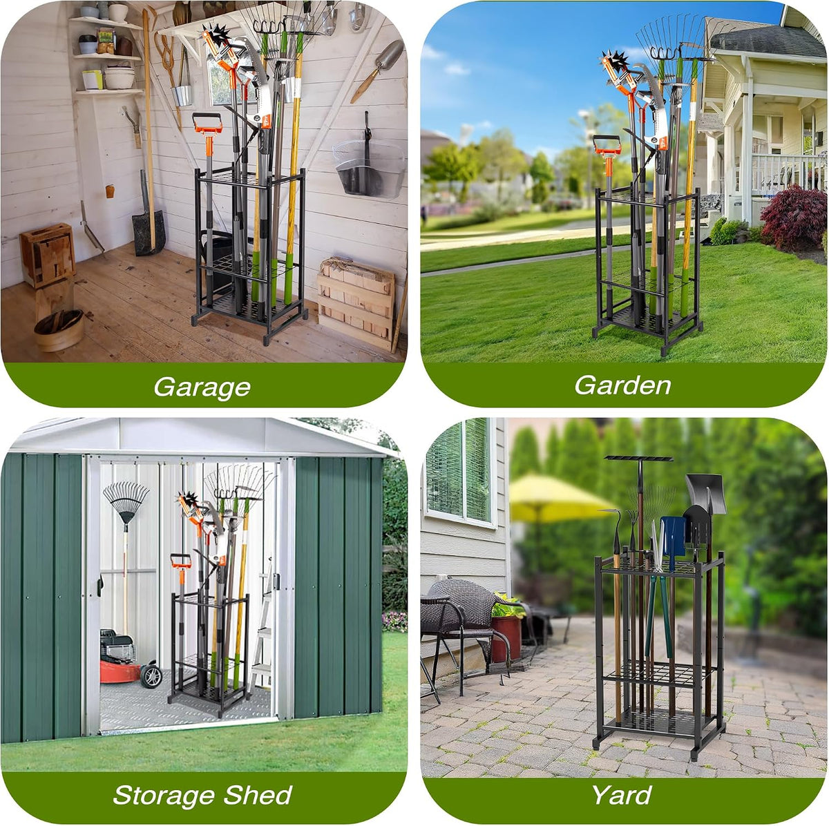 Garden Tool Organizer, Garage Tool Organizer & Garage Organization