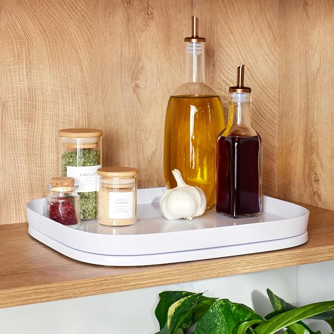 YouCopia MagicTrack Rectangle Lazy Susan Turntable: Kitchen & Bathroom Pantry - Image 7