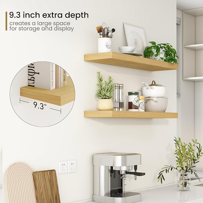 Fun Memories Floating Shelves 36 Inch Long, 9.3Inch Deep Floating Shelves - Image 5
