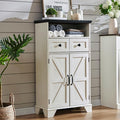 ACCOHOHO Bathroom Floor Cabinet, Farmhouse Storage Cabinet, Adjustable Shelf by ACCOHOHO