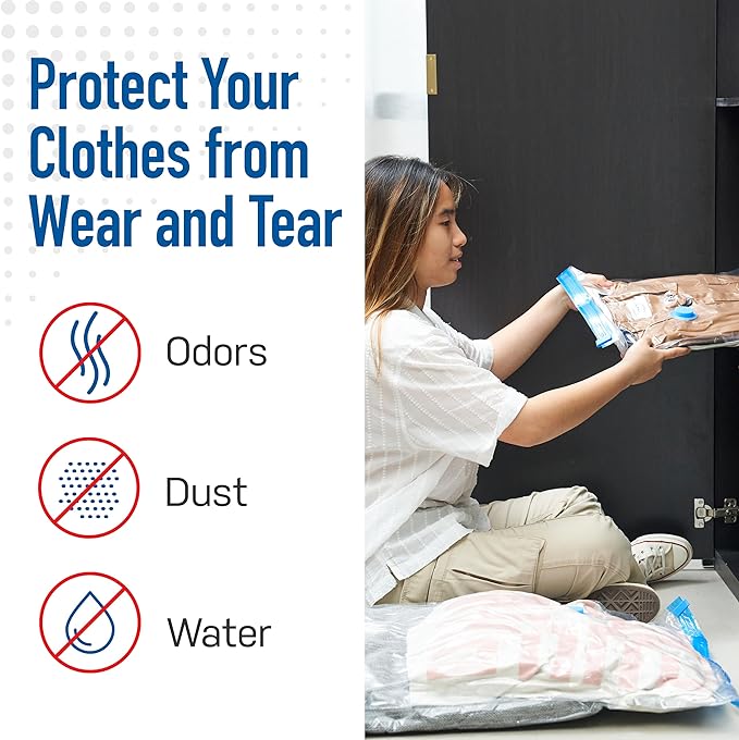 4 Pack Variety Vacuum Storage Bags - Image 6
