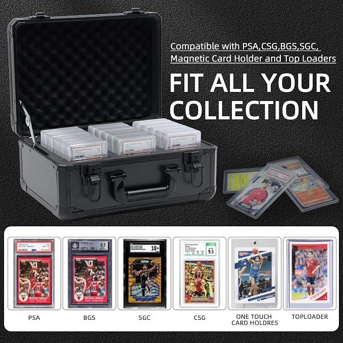 Graded Card Storage Box; Durable Sports, PSA Card Storage Case- Trading Card - Image 2