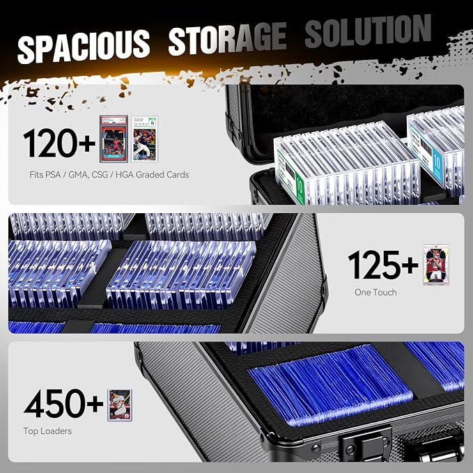 Graded Card Storage Box, Top Loader Boxes, Sports Trading Card Storage Case - Image 3