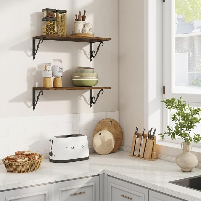 RICHFOCUS 12 Inch Deep Floating Shelves - Image 2