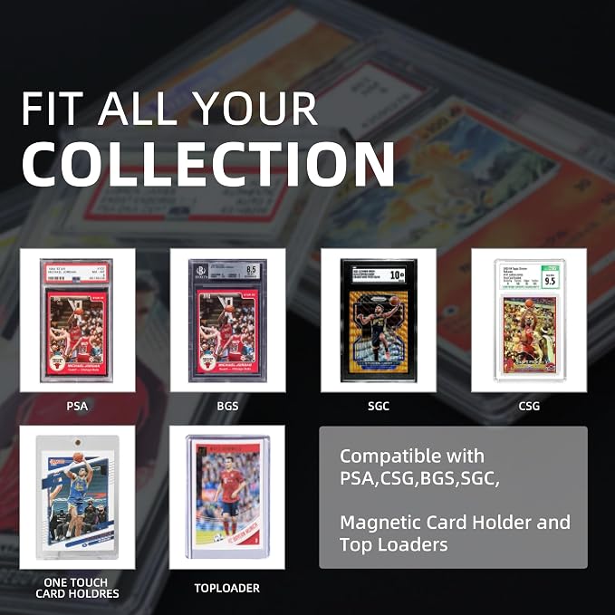 Graded Card Storage Box; Durable Sports, PSA Card Storage Case- Trading Card - Image 5