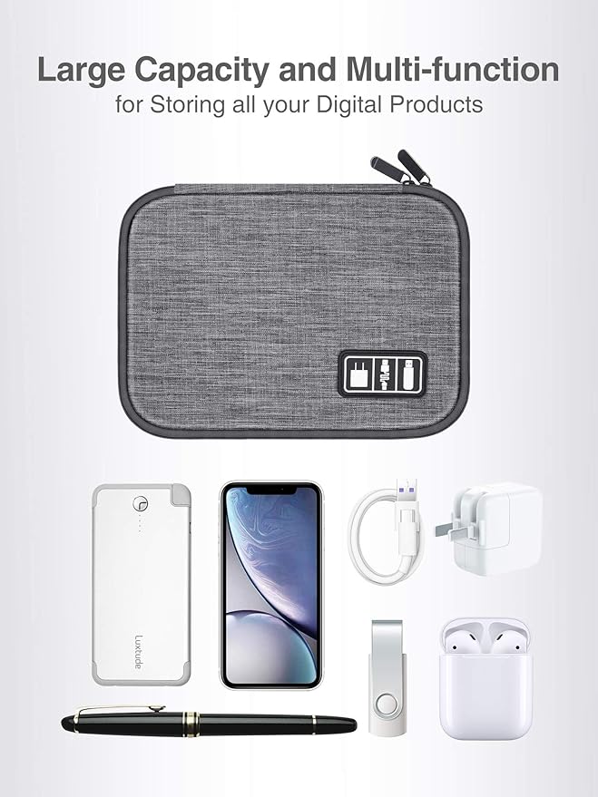 Luxtude Cord Organizer Bag, Travel Cable Organizer Bag, Electronic Organizer - Image 6