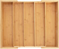 Totally Bamboo Expandable 5-Compartment Drawer Organizer, Expands from 13 to by TotallyBamboo