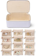 Vlando Jewelry Box with 12 Velvet Jewelry Bags Travel Jewelry Case by VLANDO