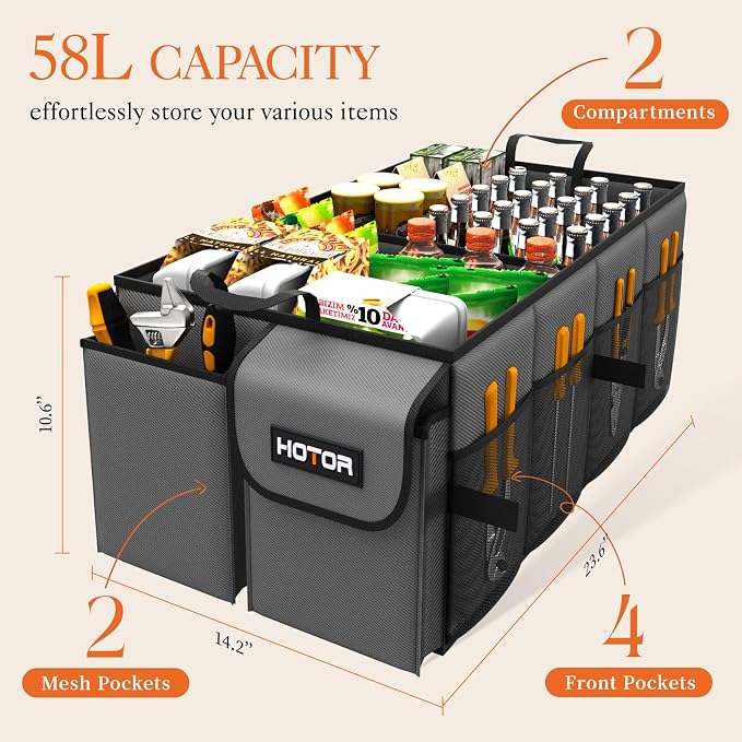HOTOR Foldable Trunk Organizer - Image 2