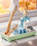 Ceramic-Look Sink Caddy, Rustproof Sponge Holder by Unknown