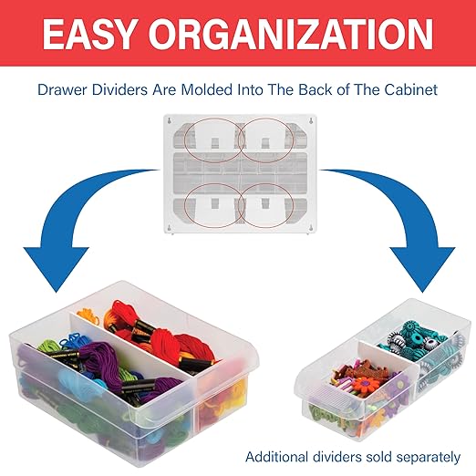 Akro-Mils 24-Drawer Plastic Drawer Storage Cabinet - Image 5