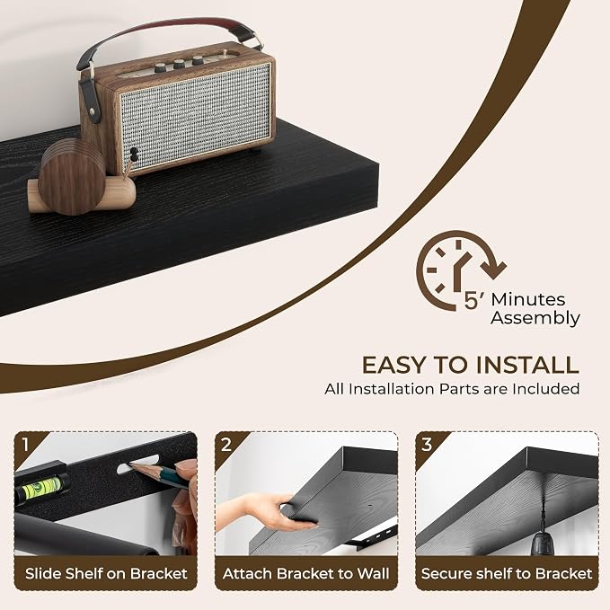 RICHFOCUS 31.5Inch Floating Shelves - Image 5