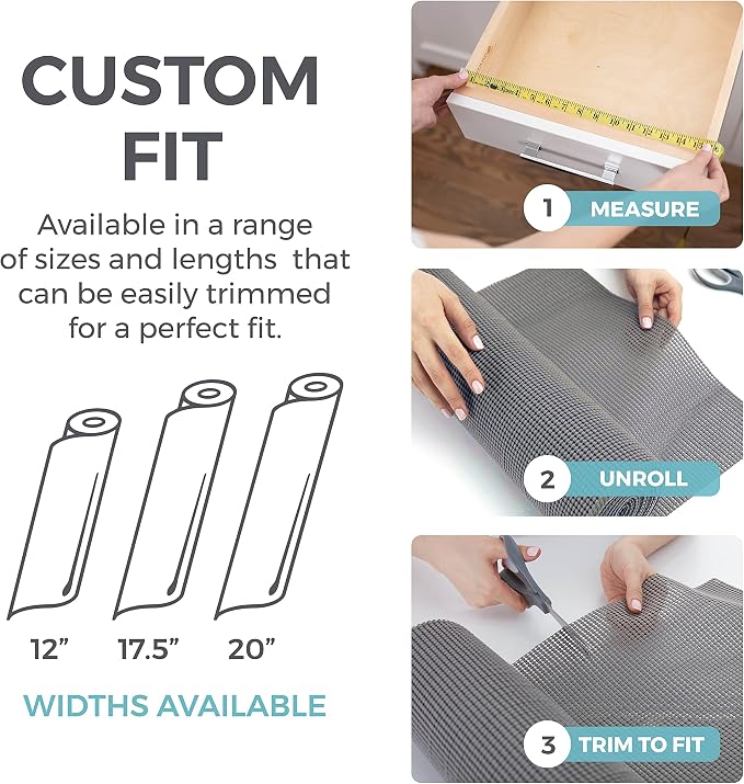 HOME GENIE Shelf Drawer and Cabinet Liner, Durable - Image 8