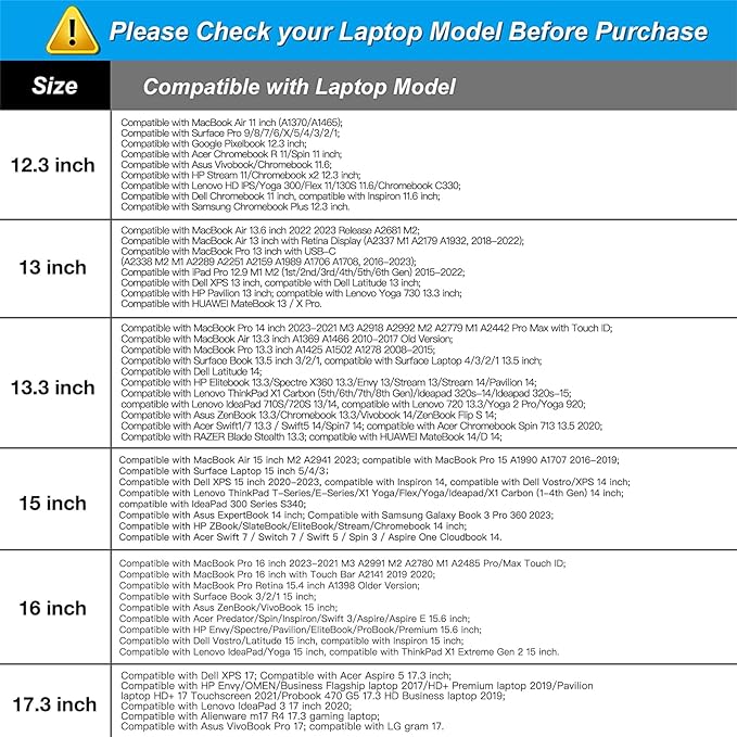 MOSISO Laptop Case 13.3 inch, 13-13.3 inch Laptop Sleeve Compatible - Image 5
