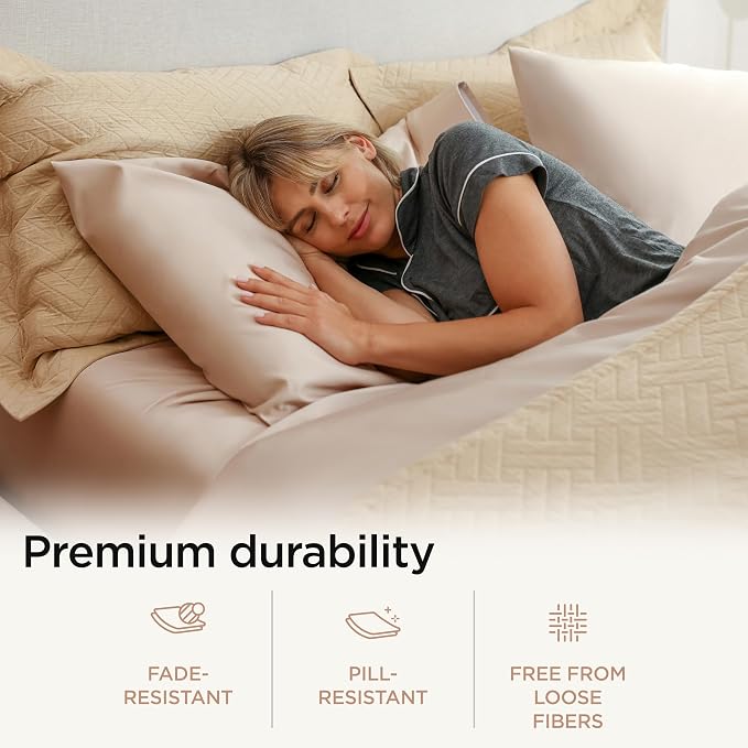 Threadmill California King Sheet Sets |Certified American Supima Cotton Sheets - Image 4
