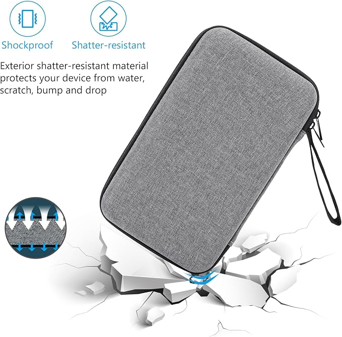 ProCase Large Hard Travel Electronic Organizer Case - Image 6