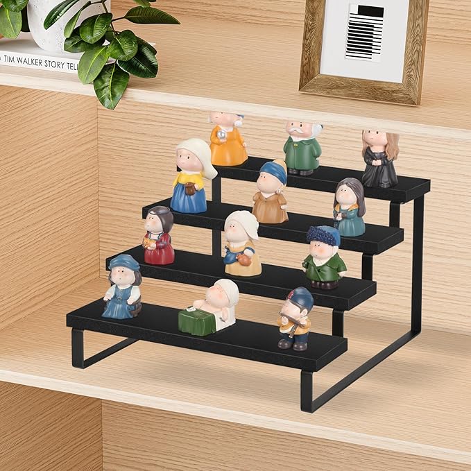 YINMIT Wooden Display Riser Stand, Tiered Perfume and Cologne Organizer Stand - Image 3