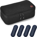 ALLCAMP Insulin Travel Cooler Case, Large Capacity, 4 Ice Packs, Black