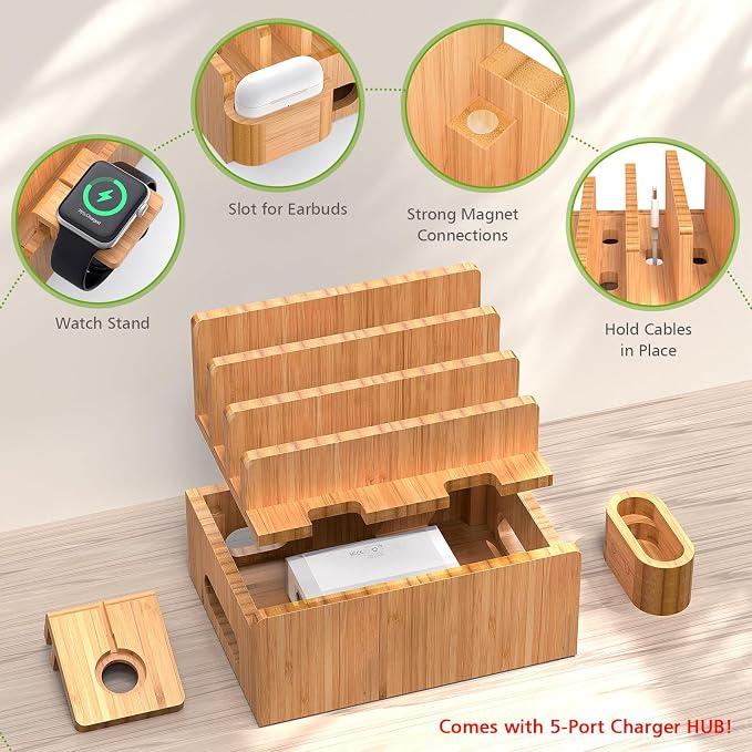 Pezin & Hulin Bamboo Charging Station - Image 2