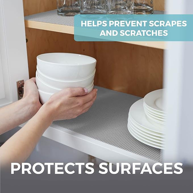 HOME GENIE Shelf Drawer and Cabinet Liner, Durable - Image 4