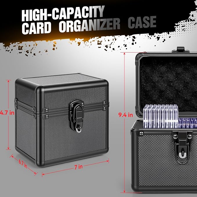 Graded Card Storage Box, Top Loader Boxes, Sports Trading Card Storage Case - Image 4