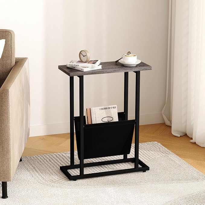 Yusong Narrow Side Table for Small Spaces, Small End Table - Image 2