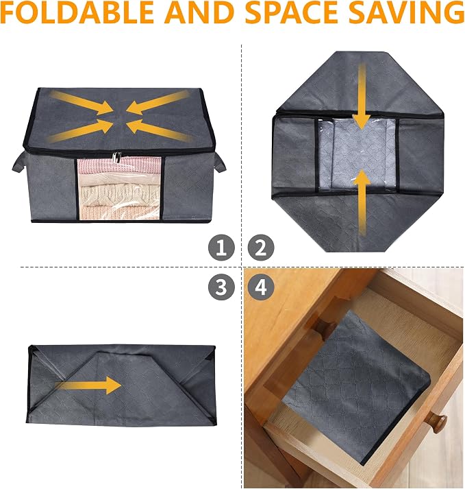 3 Pack Clothes Storage Bags - Image 8