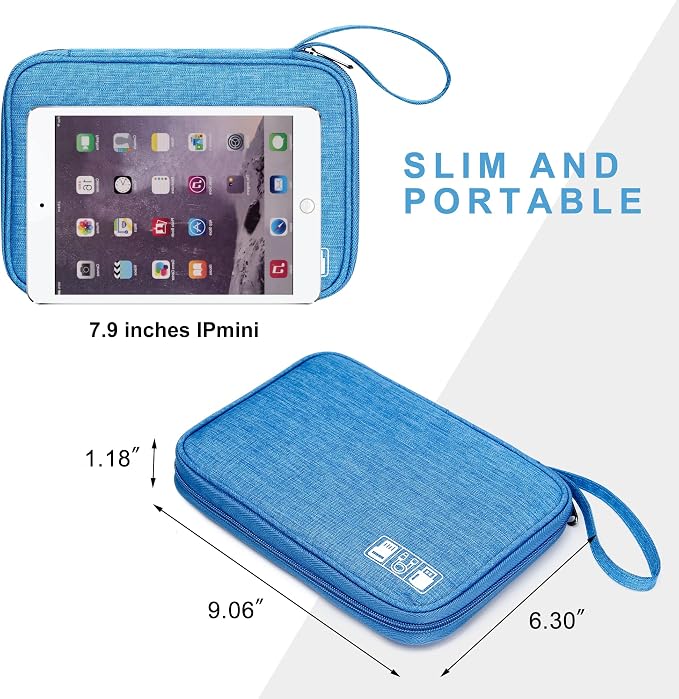 CILLA Travel Cord Organizer Case, Portable Waterproof Storage Bag - Image 2