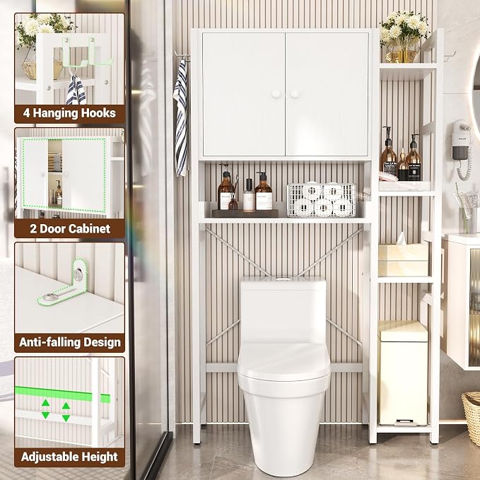 Over The Toilet Storage Cabinet - Image 4