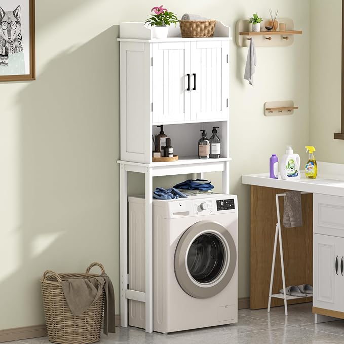 BlueWish Over The Toilet Storage Cabinet, 66.9" H Over Toilet Bathroom Organizer - Image 9