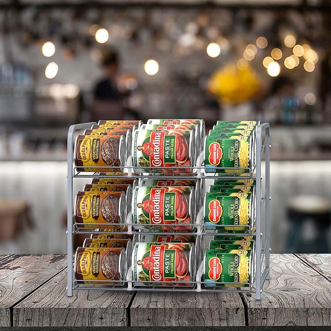 BTY Can Organizer for Pantry Stackable 2 Pack, Can Storage Organizer Rack - Image 8