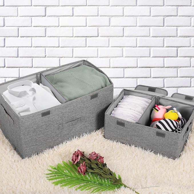 2 Pack Large Storage Boxes - Image 4