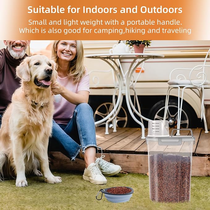 3-5Lbs/3Qt Dog Cat Food Storage Container - Image 7