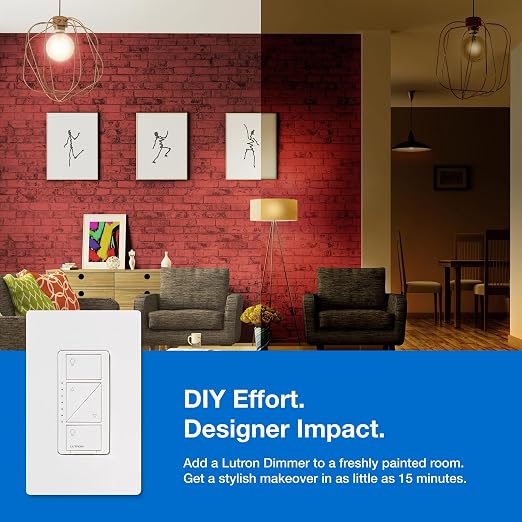Lutron Caseta Original Smart Dimmer Switch Kit, 2 Dimmer Switches, 2 Wall Plates - Image 17