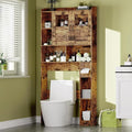 Over Toilet Storage Cabinet, 67 Inch Wall Mounted Tall Cabinet, Freestanding by Unknown