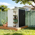 4 * 2 FT Metal Garden Storage Sheds for Patio Backyard Tools House