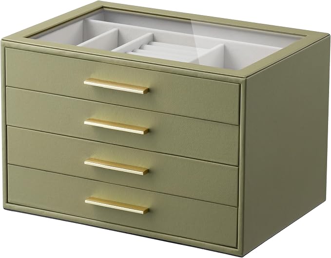 Jewelry Box Organizer Case for Women: 4-Layer Jewelry Storage Case - Image 9